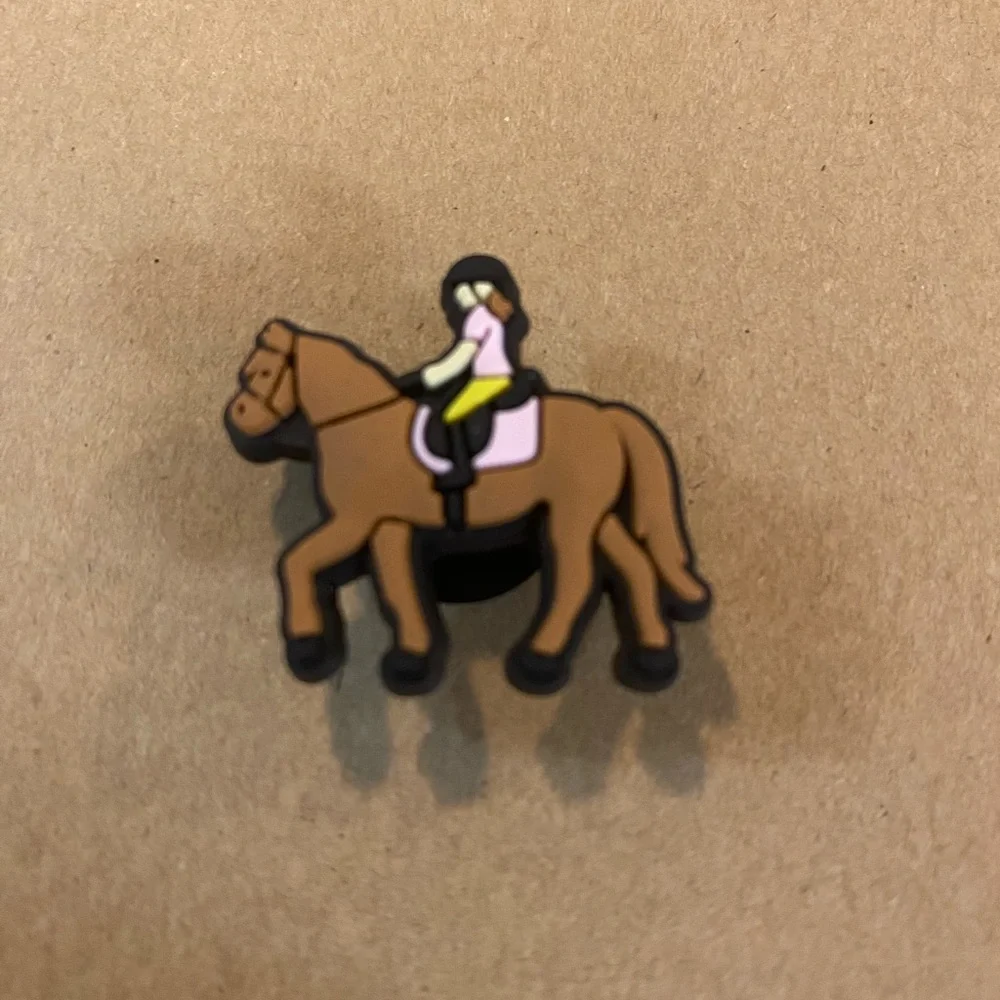 🐊6/$12🐊 Horse Rider Croc Charm